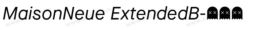MaisonNeue ExtendedB字体转换